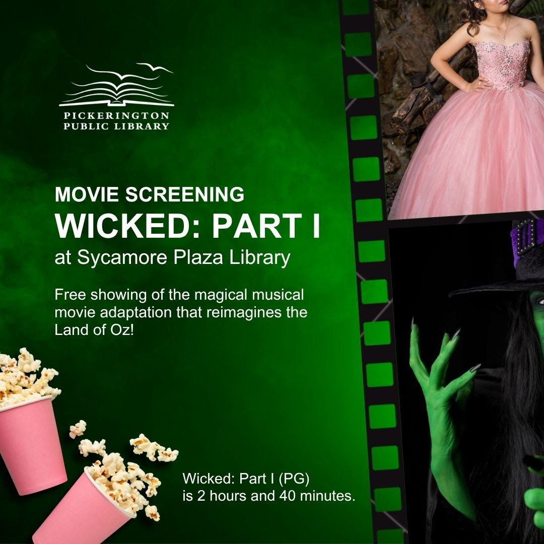 Promotional image for a movie screening of Wicked