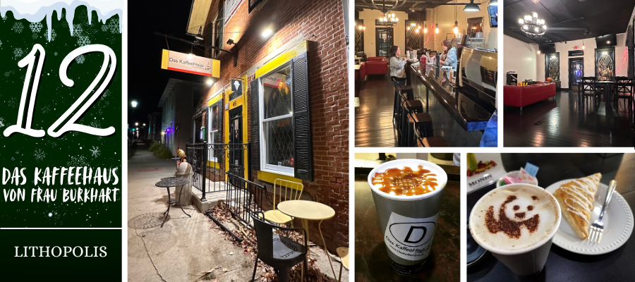 Das Kaffeehaus Von Frau Burkhart collage - December 2025 blog