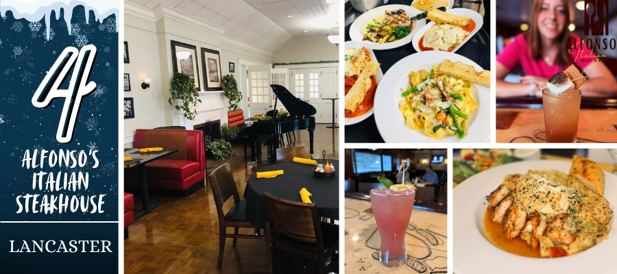 Alfonso's Italian Steakhouse collage - December 2025 blog 