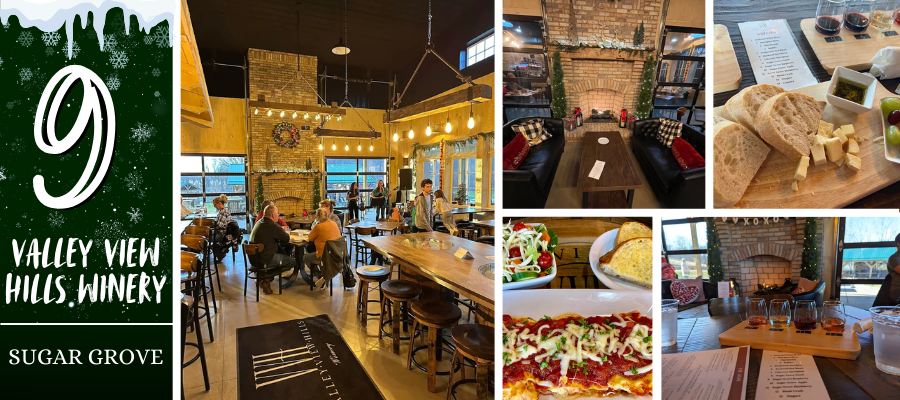 Valley View Hills Winery collage - December 2025 blog