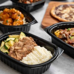 Photo of meal prepped food from Clean Eatz