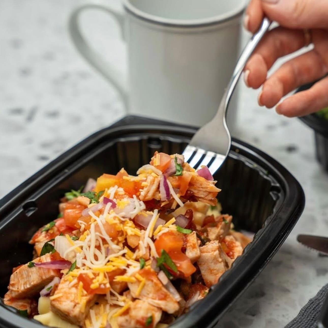 Photo of meal prepped food from Clean Eatz